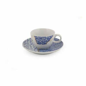 Fehér-kék porcelán csésze szett 6 db-os 0.9 l – Hermia kép