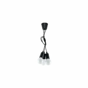 Fekete függőlámpa 15x15 cm Rene - Nice Lamps kép