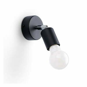 Fekete fali lámpa ø 6 cm Brando – Nice Lamps kép