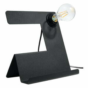 Fekete asztali lámpa (magasság 24 cm) Gabriel – Nice Lamps kép