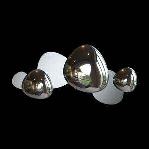 Maytoni Jack-stone LED falilámpa, 79 cm, nikkel kép