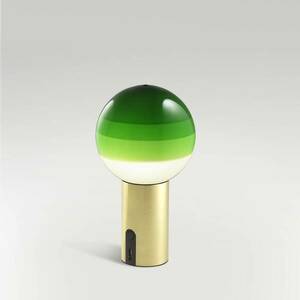 MARSET Dipping Light akkus asztali lámpa zöld/réz kép