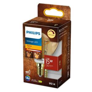 Philips LED Classic E14 P45 2, 6W 1.800K arany dim. kép
