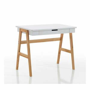 Íróasztal fehér asztallappal 55x90 cm Karro – Tomasucci kép