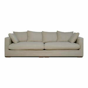 Bézs kordbársony kanapé 266 cm Comfy – Scandic kép