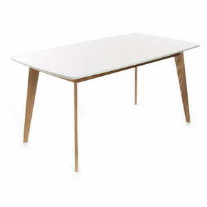 Étkezőasztal fehér asztallappal 90x160 cm Kyra – Tomasucci kép