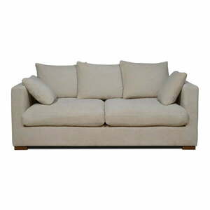 Bézs kordbársony kanapé 175 cm Comfy – Scandic kép