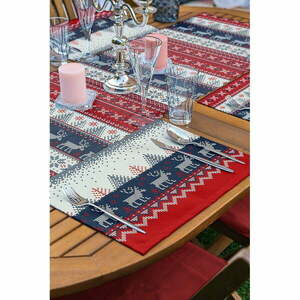 4 db karácsonyi tányéralátét és asztali futó szett 140x45 cm American Servis - Mila Home kép