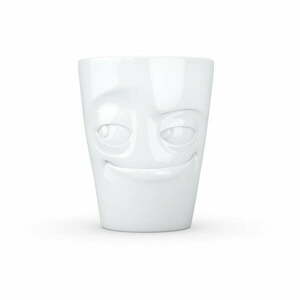 Fehér 'mosolygós' porcelánbögre - 58products kép