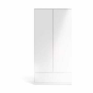 Fehér ruhásszekrény 99x201 cm Naia - Tvilum kép