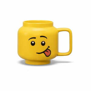Sárga kerámia gyerek bögre 530 ml Head – LEGO® kép