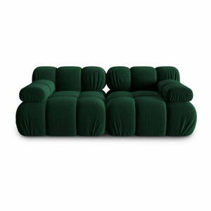 Zöld bársony kanapé 188 cm Bellis – Micadoni Home kép