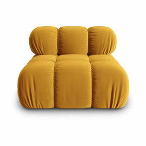 Sárga bársony kanapé modul (középső rész) Bellis – Micadoni Home kép
