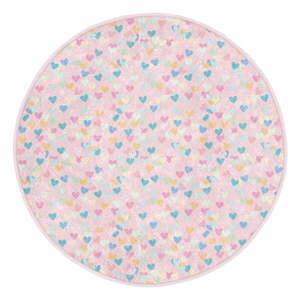 Rózsaszín gyerek szőnyeg ø 100 cm Comfort – Mila Home kép