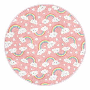 Rózsaszín gyerek szőnyeg ø 100 cm Comfort – Mila Home kép