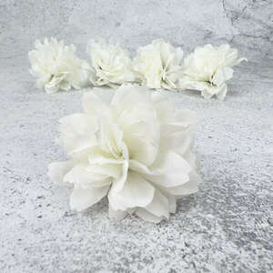 Selyemvirágfej - Kerti szegfű, fehér 4, 5*4cm, 5/cs 8280FEH kép