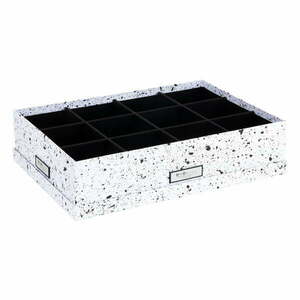 Jakob fekete-fehér rekeszes doboz - Bigso Box of Sweden kép