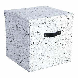 Logan fekete-fehér tárolódoboz - Bigso Box of Sweden kép