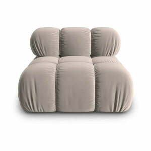 Bézs bársony kanapé modul (középső rész) Bellis – Micadoni Home kép