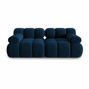 Kék bársony kanapé 188 cm Bellis – Micadoni Home kép
