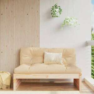 vidaXL kerti tömör fenyőfa középső kanapé 120 x 80 cm kép
