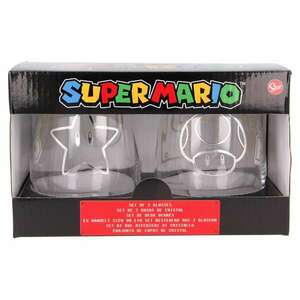 Super Mario - 2db üvegpohár készlet - 510ml kép