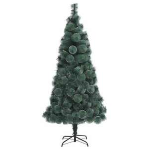 Mesterséges karácsonyfa zöld fenyő fehér tüskékkel IdeallStore, P... kép