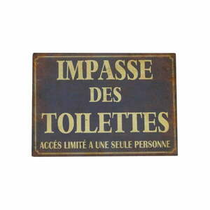 Falitábla 21x15 cm Impasse Des Toilettes – Antic Line kép