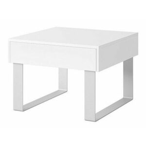 Kisasztal Providence B135 (Fehér + Fényes fehér) kép