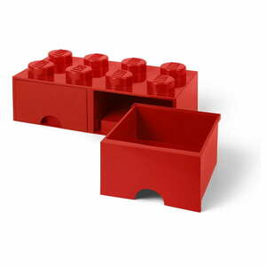 Piros 2 fiókos tárolódoboz - LEGO® kép
