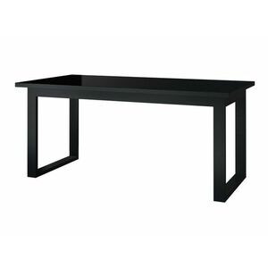 Asztal Austin U116 (Fekete + Fényes fekete) kép
