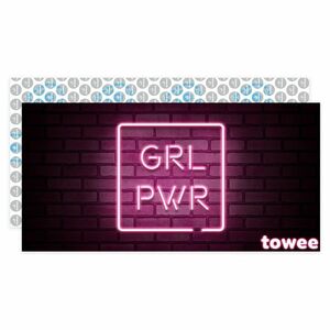 Towee GIRL PWR gyorsan száradó törölköző, 80 x 160 cm kép