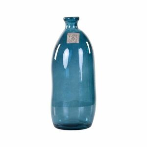Üveg váza, 35 cm, kék - BULLE DE SAVON - Butopêa kép
