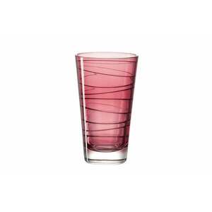 LEONARDO VARIO pohár üdítős 280ml piros kép