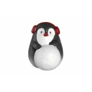LEONARDO CALDO pingvin figura 6cm fülvédővel kép