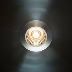 LED mennyezeti süllyesztett spot Diled, Ø 6, 7 cm, 3.000 K, acél kép