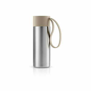 Bézs-ezüstszínű termobögre 350 ml – Eva Solo kép