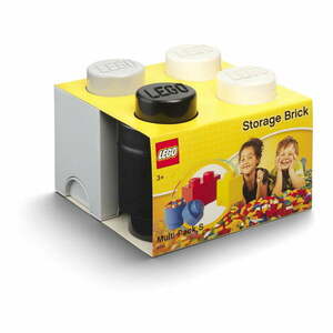 3 db műanyag tárolódoboz, 25 x 25, 2 x 18, 1 cm - LEGO® kép