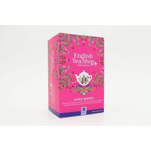 ENGLISH TEA SHOP bio tea, 'Super berries', 20 filter kép