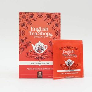 ENGLISH TEA SHOP bio tea, 'Super Goodness', 20 filter kép