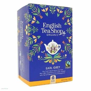 ENGLISH TEA SHOP Earl Grey bio tea, 20 filter kép