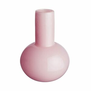 CANDY üveg váza, rózsaszín 25 cm kép