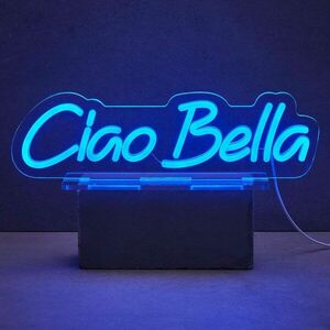 NEON VIBES LED égő USB kábellel, Ciao Bella 12cm kép