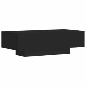 vidaXL fekete szerelt fa dohányzóasztal 100x49, 5x31 cm kép