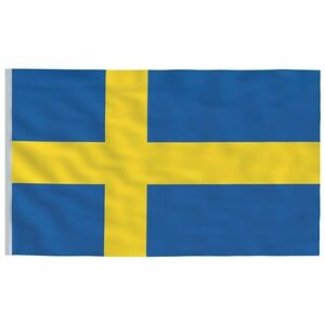 vidaXL svéd zászló 90 x 150 cm kép