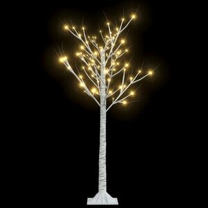 vidaXL 120 LED-es bel-/kültéri meleg fehér fűzfa karácsonyfa 1, 2 m kép