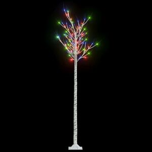 vidaXL 200 LED-es bel-/kültéri színes fűzfa karácsonyfa 2, 2 m kép