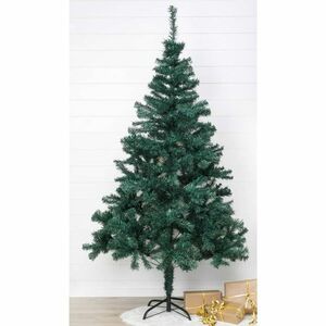 HI zöld karácsonyfa fém állvánnyal 180 cm kép