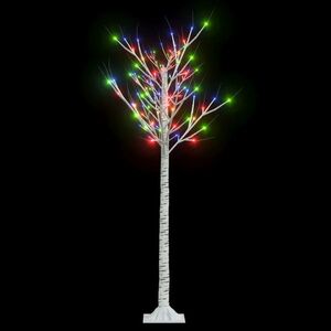 vidaXL 140 LED-es bel-/kültéri színes fűzfa karácsonyfa 1, 5 m kép
