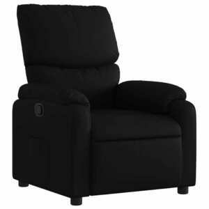 vidaXL fekete műbőr dönthető fotel kép